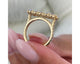 Pave Round Diamond Ring 2.23 ct TCW , Yellow Gold 14K