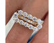 Pave Round Diamond Ring 2.23 ct TCW , Yellow Gold 14K