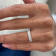 Diamond Wedding Band 0.80 Carat White Gold 14K