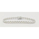 Tennis Round Diamond Bracelet 8.20 ct TCW , White Gold 14K