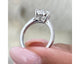Calli Diamond Engagement Ring, White Gold 18K