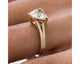 Alive Diamond Engagement Ring, Yellow Gold 18K