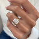 Aurelie Diamond Engagement Ring, 18K gold