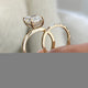 Aurelie Diamond Engagement Ring, 18K gold