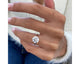 Eloise Diamond Engagement Ring, White Gold 18K