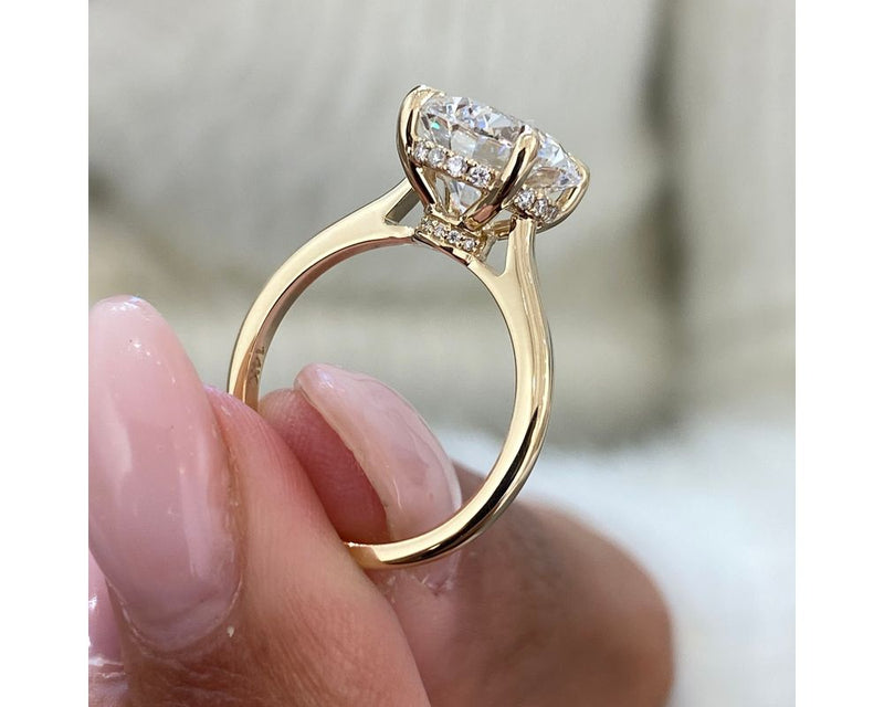 Celeste Diamond Engagement Ring, Yellow Gold 18K