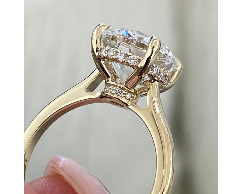 Celeste Diamond Engagement Ring, Yellow Gold 18K