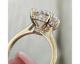 Celeste Diamond Engagement Ring, Rose Gold 18K