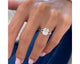 Antoinette Diamond Engagement Ring, White Gold 18K
