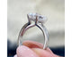 Antoinette Diamond Engagement Ring, White Gold 18K