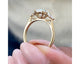 Francine Diamond Engagement Ring, Yellow Gold 18K