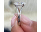Melodi Diamond Engagement Ring, White Gold 18K