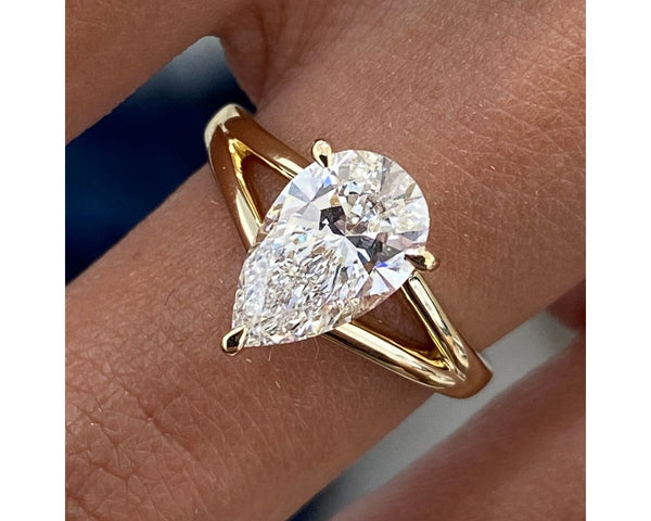 Renee Diamond Engagement Ring, Yellow Gold 18K