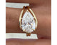 Clotilde Diamond Engagement Ring, Rose Gold 18K