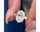 Fosette Solitaire Diamond Engagement Ring, Yellow Gold 18K