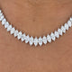 Diamond Tennis Necklace 13.91 Carat White Gold 14K