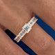 Diamond Stackable Ring 1.60 Carat Yellow Gold 14K