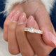 Diamond Stackable Ring 1.60 Carat Yellow Gold 14K
