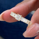 Diamond Stackable Ring 1.60 Carat Yellow Gold 14K
