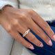 Diamond Stackable Ring 1.60 Carat Yellow Gold 14K