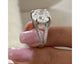 Georgette Engagement Ring 5.80 carat, 18K gold