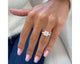 Gertrude Engagement Ring 3.30 carat, 18K gold