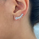 Diamond Earring 0.98 Carat White Gold 14K
