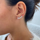 Diamond Earring 0.98 Carat White Gold 14K