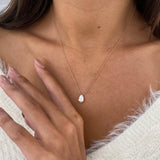 Diamond Necklace 1.04 Carat Rose Gold 14K