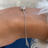 Diamond Bracelet 0.51 Carat White Gold 14K