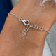 Diamond Bracelet 0.51 Carat White Gold 14K