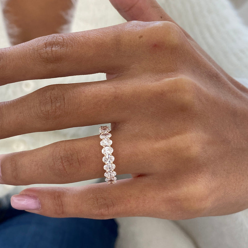 Diamond Ring 1.40 Carat Rose Gold 14K