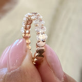 Diamond Ring 1.40 Carat Rose Gold 14K