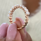 Diamond Ring 1.40 Carat Rose Gold 14K