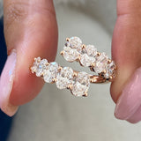 Diamond Ring 3.24 Carat Rose Gold 14K