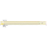 Diamond Chain Bracelet 1.64 Carat Yellow Gold 14K