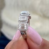 Diamond Wedding Band Ring 2.75 Carat White Gold 14K