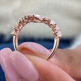 Diamond Wrap Ring 1.94 Carat Rose Gold 14K