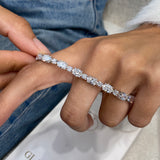 Diamond Tennis Bracelet 10 ct White Gold