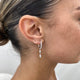 Diamond Dangle Earrings 1 ct White Gold