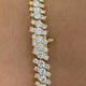 Diamond Tennis Bracelet 5.8 ct Yellow Gold