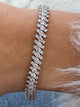 Diamond Tennis Bracelet 6.16 Carat White Gold 14K