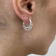 Diamond Chandelier Earrings 0.81 Carat White Gold 14K