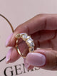 Diamond Band Ring 2.5 ct Yellow Gold