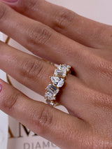 Diamond Band Ring 2.5 ct Yellow Gold