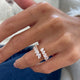 Diamond Wrap Ring 1.49 Carat Rose Gold 14K