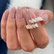 Diamond Wrap Ring 1.49 Carat Rose Gold 14K