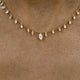 Diamond Chain Necklace 2.4 ct Yellow Gold