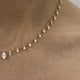 Diamond Chain Necklace 2.4 ct Yellow Gold