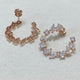 Diamond Hoop Earrings 2.98 Carat Rose Gold 14K